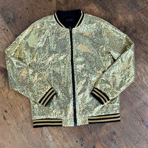 Gold sequin jacket (small)